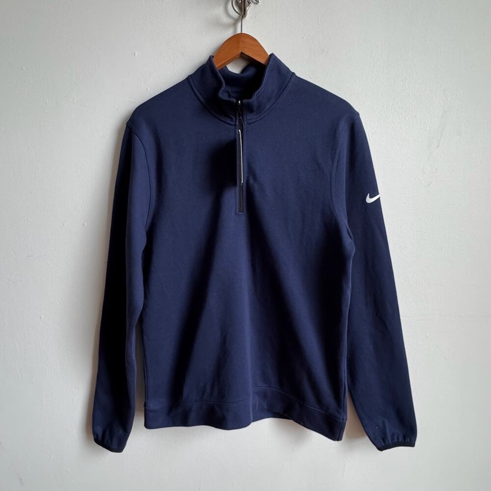 NWT NIKE Men's Navy Half-Zip Golf Shirt